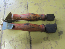 Oud schoenmakersgereedschap, set