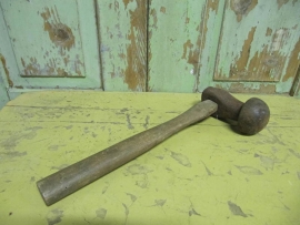 Coppersmith hammer old but in good shape.