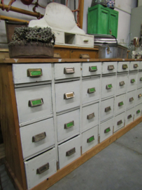 Oude laden kast