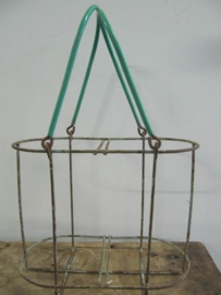 Old bottle rack for 2 bottles