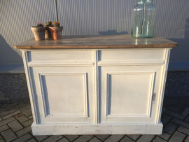 Brocante toonbank 2 lades