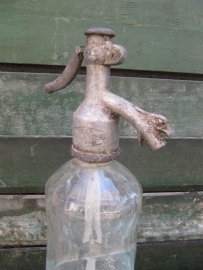 Broken clear spray bottle
