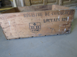 Antieke Franse houten kist