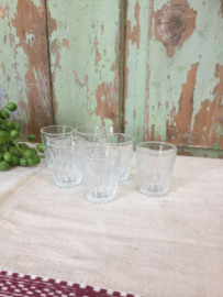 Brocante borrelglaasjes in set van 12