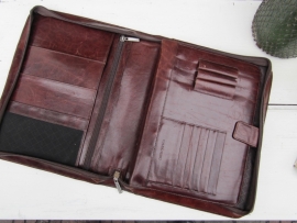 Lederen etui voor agenda en dergelijke