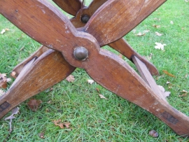 Brocante klapkruk