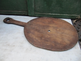 Oude brocante grote ovale snijplank