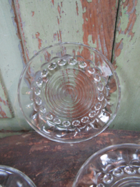 Set of glass plates