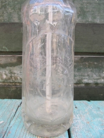Broken clear spray bottle