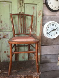 Set of 2 French wooden chairs