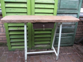 Ancient (side) table with drawer