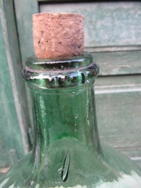 Groene bolfles van 10 liter