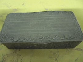 Antique tin small box