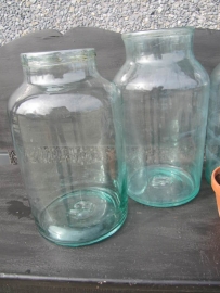 Old big pot or jar of glass 12 liters.