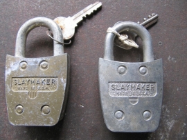 Set of two old locks
