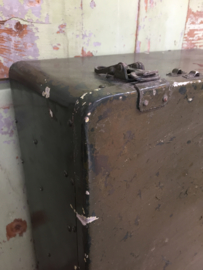Oud aluminium kastje