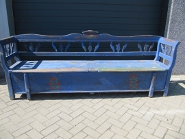 Old boxed bench