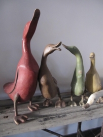 Wood ducks very old set of 5