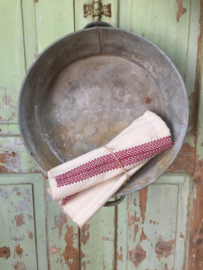 Brocante ronde zinken bak