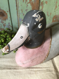 Brocante houten eend