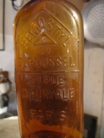 Old French medicine bottle from Paris
