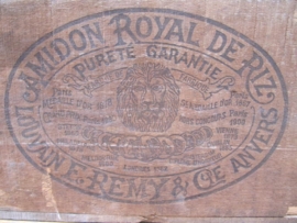 Antieke houten kist "Royal de Riz"