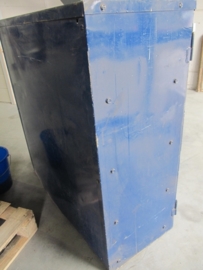 Tough metallic 2 door wardrobe