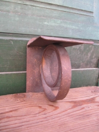 Old metal bookend / console