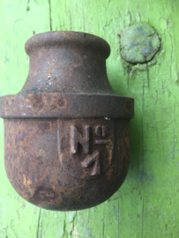 Antique cast iron jar