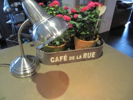 American Brocante chrome table lamp