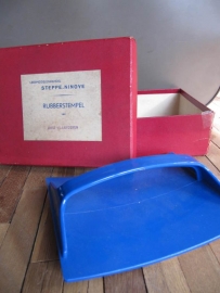 Two large stamps and stamp pillow canned