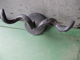 2 hook coat rack