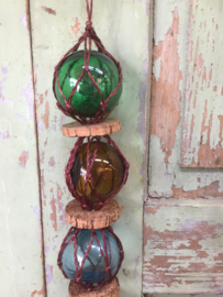 Old little glass floats