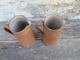 Grote Franse brocante aardewerk kan