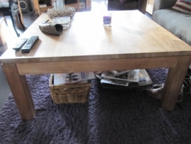 Teak square coffee table