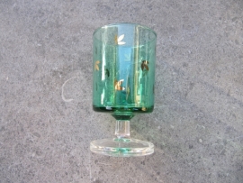 Wijn glas groen