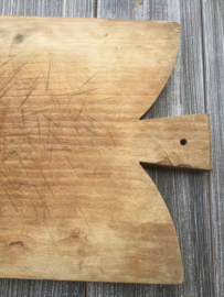 Brocante houten snijplank