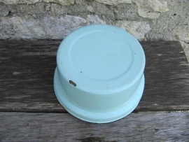 Emaille mintgroene kom