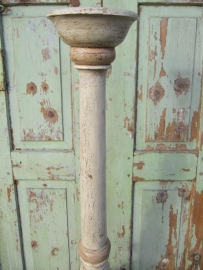 Brocante hoge kandelaar