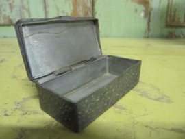 Antique tin small box