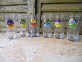 Set of 6 Vedett glasses