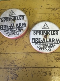 Leuke vintage Sprinkler Alarmbel