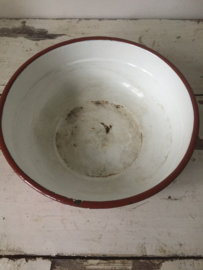 Brocante emaille schaal