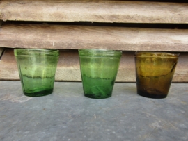 Set of antique glasses