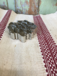 Brocante set van 14 fondantvormpjes