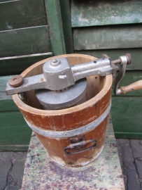 old butter churn