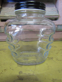 Glass jar of Brylcreem