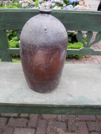 Antique Transilvanian stoneware oil jug