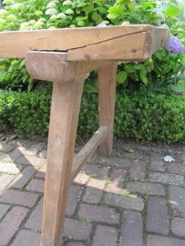 Oude slagerstafel