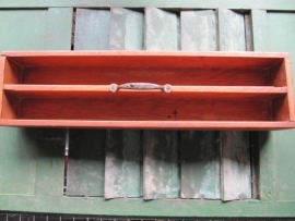 Old wooden carpenter bin